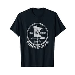 Tout Wear Minnesota True North Minnesota Compass T-Shirt