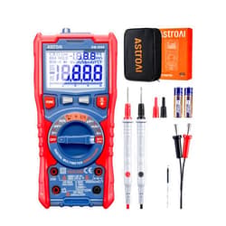 AstroAI Digital Multimeter Tester TRMS 20000 Counts with Higher Resolution Auto-Ranging Voltmeter; Accurately Measures Voltage Current Resistance Diodes Continuity Duty-Cycle Capacitance Temperature