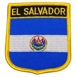 Trade Winds El Salvador Country Embroidered Iron On Patch FPS-075