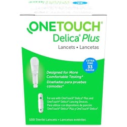Lifescan OneTouch Delica Lancet 33G (100 Count)