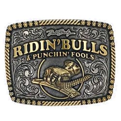 Montana Silversmiths Officially Licensed Dale Brisby Rodeo Western Belt Buckle