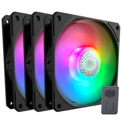 Cooler Master SickleFlow 120 ARGB 3N1 Pack Case & Cooling Fan – Controller Included, ARGB Motherboard Compatible, Translucent Air Balance Blades, 62 CFM, 2.5 mmH2O, 8 to 27 dBA - ARGB