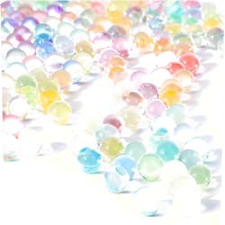 Suream 70000 Pieces Water Beads for Vases, Multiple Color Vase Beads Filler Glass, Vase Beads for Wedding Centerpiece Floral Decorations, Table Scatter Decor, Home Decor, Aquarium, Candle - 9-11mm