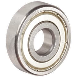 Dynaroll 6000 Series Ball Bearing, Double Shielded, 52100 Chrome Steel, Metric