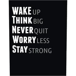 Good Idea Keeper Wake UP Think Big Never Quit Worry Less Stay Strong: A Inspiration Book Journal - Lined and Blank Journal to write in (8.5 x 11 Large), Best Gift Idea (Inspirational Journal Notebook)