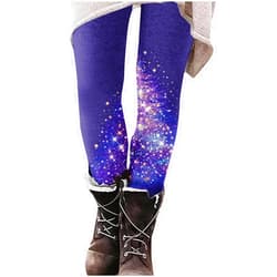 SIWUGCF Women's Tie Dye Pants 2024 Leggings Ankle Length Graphic Fashion Regular Fit Leggings Snowflake Legging Pants Workout