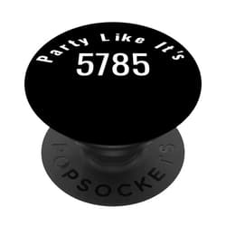 Rosh Hashana Party Like It's 5785 Gear Rosh Hashana Party Like It's 5785 Jewish New Year PopSockets Standard PopGrip