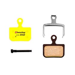 SwissStop RS Bicycle Disc Pads Model D35 for Sram Red eTap AXS and Avid Caliper Brakes, Yellow