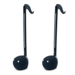Otamatone Japanese Electronic Musical Instrument Portable Music Synthesizer from Japan by Maywa Denki Studio Award Winning, Educational Fun Gift for Children, Teens & Adults - Black (Set of 2) [Eng]