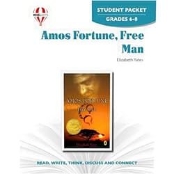Novel Units Amos Fortune, Free Man - Student Packet by Novel Units