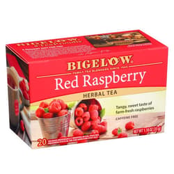 Bigelow Tea Red Raspberry Herbal Tea, Caffeine Free Tea with Red Raspberries, Apples and Elderberries, 20 Count Box (Pack of 6), 120 Total Tea Bags
