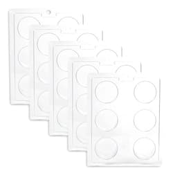 AIKEFOO Oreo Cookie Chocolate Mold Chocolate Covered Cookie Mold 5 Pack, 6 Cylinders Each, Chocolate Covered Oreos,Candy, Cookies and Chocolate, and Even Soap Molds