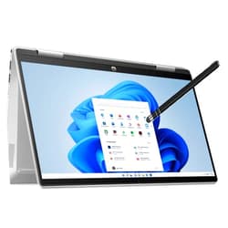 HP Pavilion Touchscreen 14 2-in-1 Convertible Laptop 14.1in Full HD in Silver Intel 10-core i5-1235U up to 4.3Ghz 256GB SSD 8GB DDR4 WiFi BT Webcam HDMI Pen iSlik (14-DY200 - Renewed)