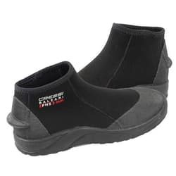Cressi Adult Neoprene Diving Boots with Hard Sole for Protection from Outdoors- Baleari 3mm