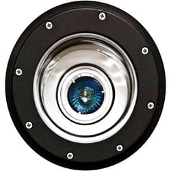 Dabmar LV306-B-MR Well Light Without Grill, 20W 12V Mr16 Adjust, Black Finish