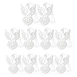 YANIYA 10Pcs Hollow-Out Stainless Steel Angel-Like Page Divider for Ideal for Lovers Children Adults Women M Page Dividers Bulk Cute Decorative with Tabs, As Described