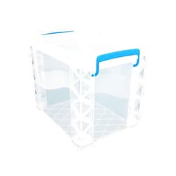 Advantus Super Stacker File Box, Letter Size, Clear (36872)