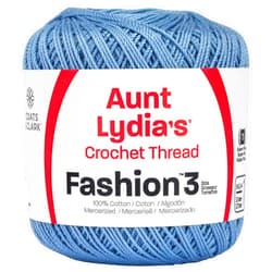 Aunt Lydia Coats Crochet 182-175 Aunt Lydia's Fashion Crochet, Cotton Size 3, Warm Blue