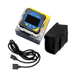 Lazyfun Inclinometer Electronic Ruler Angles Finder Measurement Strong 4x90° Digital Display Tilts Box Goniometer