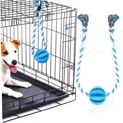 ChengFu Interactive Dog Toys, Crate Training Aids for Puppies, Reduce Stress Anxiety Peanut Butter Dog Food Treat Dispenser Toys