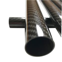 KARBXON CARBON FIBER TUBE - Black - 10mm X 8mm X 1000mm - Hollow carbon fiber rods - Glossy carbon tubes - Pure carbon fibre tubes - Lightweight High Strength Carbon Fiber Shaft