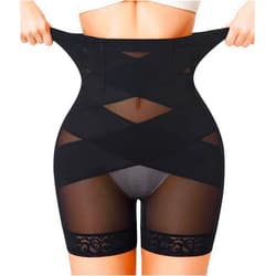 Nebility Shapewear Tummy Control Body Shaper High Waisted Butt Lifting Panties Shapewear Shorts Thigh Slimmer
