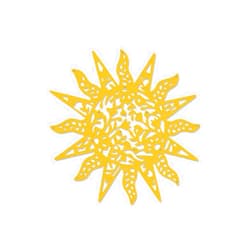 Sizzix Intricate Sun by Sophie Guilar Dies, Multicolor
