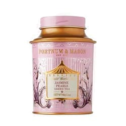 Fortnum and Mason London Fortnum and Mason Jasmine Pearls 60g Loose Green Tea in a Tin Caddy