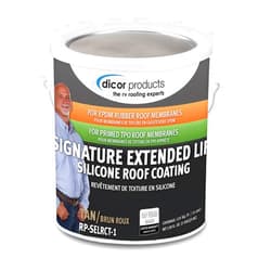 Dicor RP-SELRCT-1 Signature Extended Life RV Roof Coating - Brown - Ideal for Protecting and Extending the Life of RV Roofs