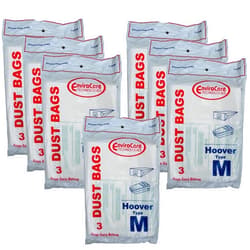 EnviroCare 21 Hoover Dimension Canister Type M Vacuum Dust Bags, Fits all Dimension Vacuum Cleaners, HO-4010037M, 4010037M, H4010037M, 4010037, S3273, S3275, S3277, S3471, S3491, S3493, S3623