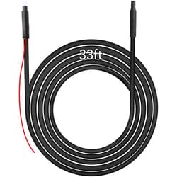 URVOLAX UR11X 33ft Rear Camera Extension Cable with Green Connector for Rear View Mirror Camera