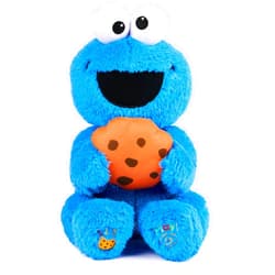 GUND Sesame Street Official Peek-a-Boo Cookie Monster Plush, Stuffed Animal Sensory Toy for Babies and Toddlers, Ages 1 and Up, Blue, 11”