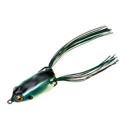 Booyah Pad Crasher Jr Topwater Bass Fishing Hollow Body Frog Lure with Weedless Hooks