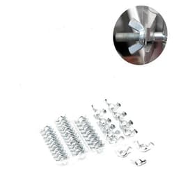 MroMax 45Pcs Wing Nuts Assorted Kit, 1/4