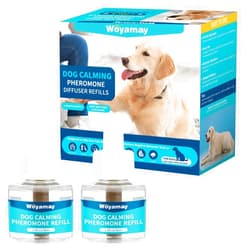 Woyamay Dog Calming Diffuser Refills - Dog Pheromones Calming Diffuser for Dogs Relieve Anxiety & Stress, 2-Month Supply Dog Pheromone Diffuser Refills (Fits All Common Diffuser Heads)