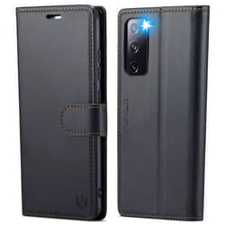 FLIPALM for Samsung Galaxy S20 FE 5G Wallet Case with RFID Blocking Credit Card Holder, PU Leather Folio Flip Kickstand Protective Shockproof Cover Women Men for Samsung S20 FE 6.5