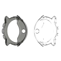 RuenTech Cases Compatible with Suunto 9 Case Cover, Impact Resistant Soft TPU Protector Cover Case Frame for Suunto 9 & 9 baro and Suunto Spartan Sport Wrist HR (Black&Transparent)