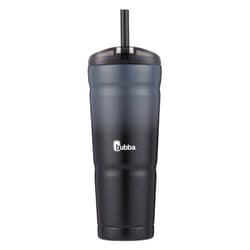 Bubba Envy S Vacuum-Insulated Stainless Steel Tumbler with Lid and Straw, 24oz Reusable Iced Coffee or Water Cup, BPA-Free Travel Tumbler, Licorice