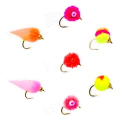 Outdoor Planet Favorite Fly Fishing Flies Kit Fly Assortment Trout Bass Fishing | Dry Flies, Wet Flies, Nymphs, Hopper, Caddis, Worm | Trout, Bass, Steelhead Fishing