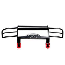 KYX Racing Metal Front Bumper Upgrades Parts Accessories for 1/10 RC Crawler Car Traxxas TRX4 2021 Bronco