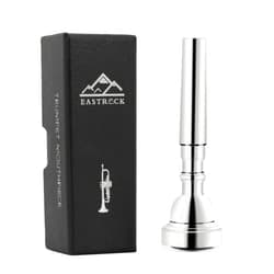 EastRock 5C Trumpet Mouthpiece Silver Plated Bb Trompeta Mouthpiece Trumpet Instrument Accessories Vacuum Packed