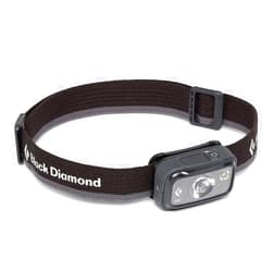 BLACK DIAMOND Spot 350 LED Headlamp (Graphite) - Waterproof and Dimmable Headlamp for Camping, Hiking, Running, with Red Light Headlamp Mode