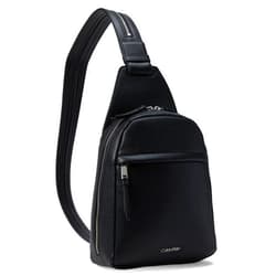 Calvin Klein Women's Mia Casual Sling, Black/Silver, Medium