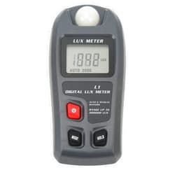flexman Light Meter, Digital Illuminance Meter, Handheld Ambient Temperature Measurer with LCD Display, Auto Shutdown, Measuring Range 0.1~20000lx, 0.01~20000 Fc (Without Battery)
