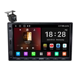 ATOTO 7inch Android Double DIN Car Stereo with Backup Camera, Wireless CarPlay & Android Auto, Wi-Fi/BT/USB Tethering, Built-in DSP, Bluetooth Android Radio 2G+32G, Phonelink, FM/AM/TF, A5LG2A7T-S01