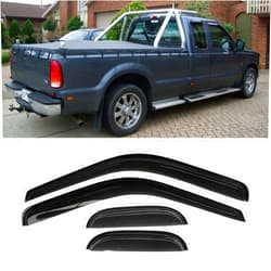 Laprive Auto 4pcs for 99-16 F250/350/450 SuperDuty Super/Extended Cab Guard Window Visor