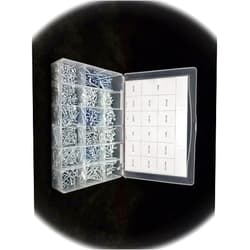 Generic Phillip Pan Head Sheet Metal Screw Type A/B Point Assortment 1050 pcs #6#8#10 Multi-Purpose Comprehensive Hardware Fastener Assortment Kit Cit01530Riv