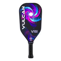 Vulcan | V550 Pickleball Paddle | Hybrid Performance | Polypropylene Core - Carbon Fiber Surface | USAP Approved | Multiple Colors