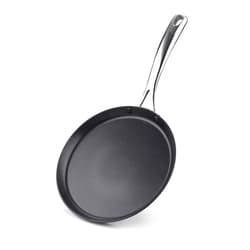 Cooks Standard Nonstick Hard Anodized 9.5-inch 24cm Crepe Griddle Pan, Black