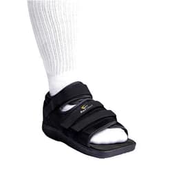Brace Direct Post Op Recovery Shoe - Adjustable Medical Walking Shoe for Post Surgery or Operation Support, Broken Foot or Toe, Stress Fractures, Bunions for Left or Right Foot, Size Large, Men